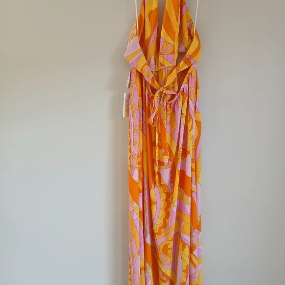 NEW SHOW ME YOUR MUMU marisol maxi dress in caribbean cocktail - Picture 6 of 6